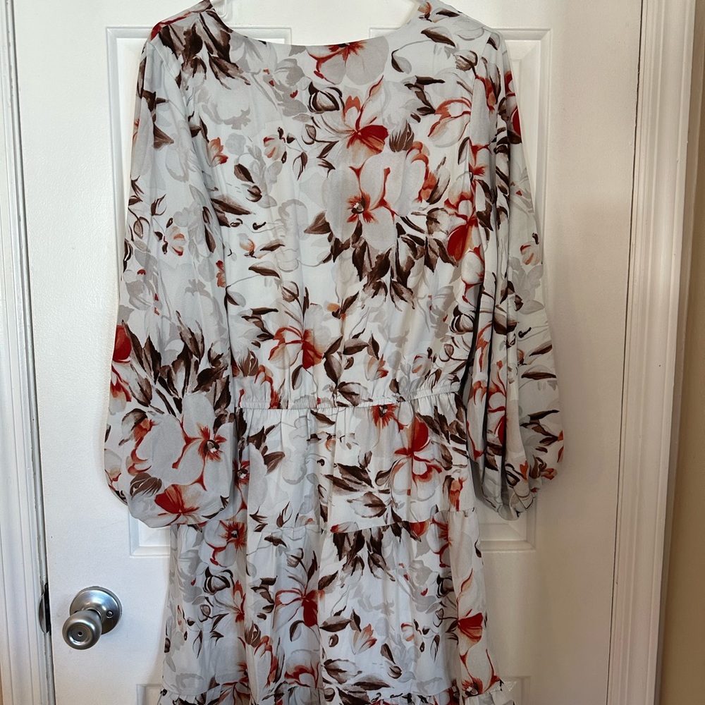 Women’s V Neck short swing dress. Size: Large. New without tags - Picture 3 of 3